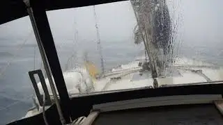 Bad weather approaching Split, Croatia