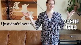 Vogue 1680 // A Sewing Project Gray Area // I Just Don't Love It // Sewing Reflections
