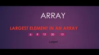 Find Maximum Element in an Array