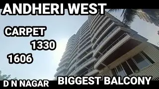ANDHERI WEST | BIG BALCONY | UPPER JUHU | READY TO MOVE | MUMBAI BEST PROPERTY| CARPET 1606, 1330