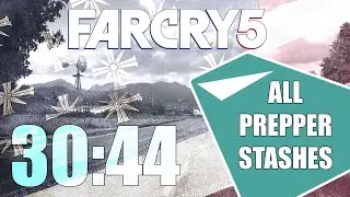 Far Cry 5 All Prepper Stashes Speedrun 30:44