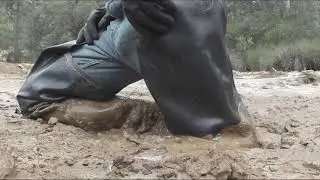 20240826 muddy stuck waders