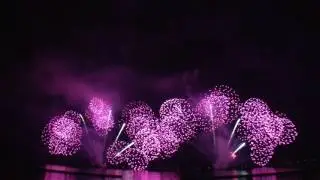 音楽花火 ﾐｯｷｰﾏｳｽ･ﾏｰﾁ他　別府火の海まつり2017.7.30 湯〜園地