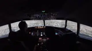 Approach EGCC ILS + manual BOEING 737-800NG SIMCHECK RYANAIR