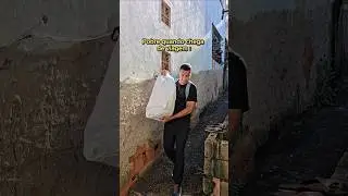 Pobre quando chega de viagem 😆