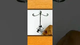 Justice Drawing with Candle - Symbol of Truth and Light art #shorts #artyoutubeshorts