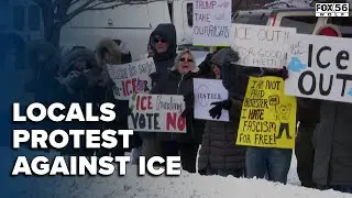 'Not Another Dollar for ICE': Protesters rally against potential Senate funding increase