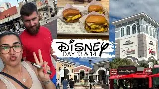 WALT DISNEY WORLD VLOG - DAY 13 & 14! PREMIUM OUTLETS | SHAKE SHACK | HOME TIME