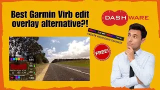 The BEST alternative for Garmin Virb Edit 100% FREE (Create fantastic overlays with DASHWARE!!)