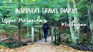 Autumn in Upper Peninsula Munising Michigan 🇺🇸 | Travel Diaries of an Introvert | Introvert Vlog #10