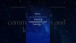 Gemini: Flexibility and Communicativeness. #zodiac #shorts #short #gemini