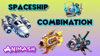 UNLOCKING the INSANE Spaceship Combinations! 🛸 #animash  @MauraGamer