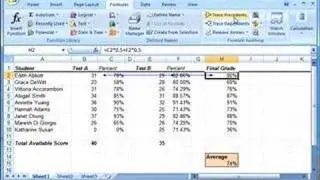 Tracing Formulas in Excel 2007