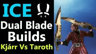 MHW: Лучшие ледяные парные клинки | Кинжалы Тарота и Кьярра: &laquo;Ледяные&raquo; сборки | смешанные комплекты | Высокий урон в секунду | сравнение
