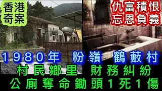 🆕🕵️香港奇案80年代 | 粉嶺鶴藪村 | 農民財務糾紛 | 公廁鋤頭奪命1死1傷 | 仇富積恨 | 忘恩負義•招報復 #懸疑 #懸案破解 #倫理 #奇案 #真人真事