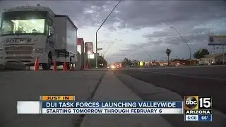 DUI task force launching Valley wide