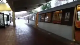 WMATA Red Line Train At White Flint