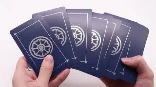 The White Tarot Card Lotus Deck | Black And White