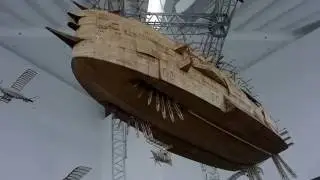 Model airship from &ldquo;Castle in the Sky&rdquo; at the Ghibli Expo [RAW VIDEO]