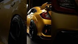 Honda civic 2024 Gold edition #automobile #supercar