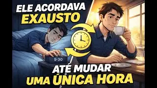 Ele acordava exausto todas as manhãs — até que mudou uma hora da qual ninguém fala.