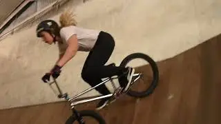Bmx en el hell track - Naza P&eacute;rez