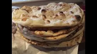 Baking Naan bread (Kurdsih Bread)