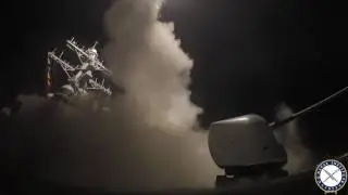 USS Porter Launches Tomahawk Strike on Syrian Air Base