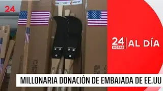 Embajada de EE.UU. entrega millonaria donación a Conaf y Bomberos de Chile | 24 Horas TVN Chile