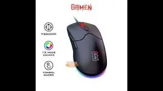 SETING NO RECOIL MOUSE 90 RB GAMEN GM-200!