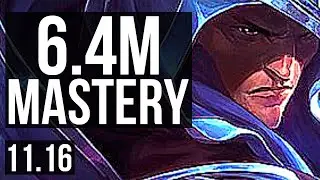 TALON vs KATARINA (MID) | 6.4M mastery, 1800+ games, 6 solo kills, Dominating | BR Master | v11.16