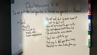 Deuteronomy 6:16