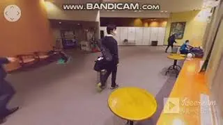 Shun Sato warm-up area before FS - 2020 Japanese Nationals