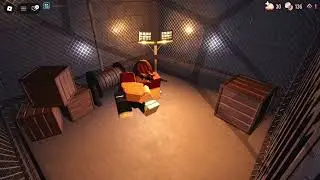My ending cutscene in doors