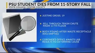 Police: Missing Penn State student dies after falling down trash chute