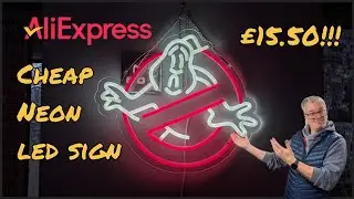 Дешевая неоновая светодиодная вывеска &laquo;Охотники за привидениями&raquo; от AliExpress за 15,50 фунтов ст...