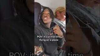 When it&rsquo;s ur first & last time flying 😂