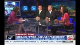 Donald Sterling's Mistress| CNN Erin Burnett OutFront with Steve Adubato - 5/2/14