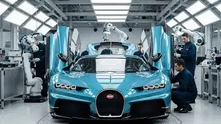 Inside a Bugatti Chiron is Made from Scratch: Full Manufacturing Process (The Whole Process)
