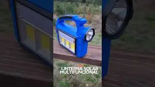 Linterna solar multifuncional Tasbel 🔦🌞