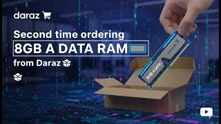 Second time ordering 8GB ADATA RAM from Daraz #unboxing #daraz #ict_foysal #foysal_tech