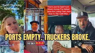 America&rsquo;s Trucking Crisis Worsens: New Tariffs Crash the Freight Industry!