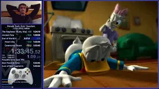 Donald Duck Goin' Quackers 112% PS1 Speedrun in 1:33:45 (Xebra emulator)