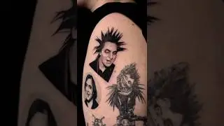 Superb microrealistic handpoke tattoo #shorts #handpoke #microrealism #tattoo #tattooartist
