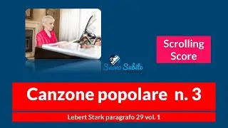 Lebert Stark Canzone popolare n. 3 paragrafo  29