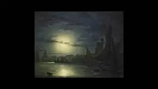 MarcusLarson 1825-1864 -Pint&oacute;r Sueco - - Paisajes - torrentes -cascadas- dramatismo - naufragios
