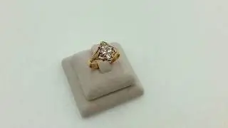 Gem Gardener: 4 Stone Diamond Ring Victorian Chinese 22k
