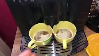 Zwei Kaffee zubereiten De'Longhi Magnifica ESAM 3000.B Kaffeevollautomat Bedienung Anleitung