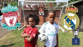 Real Madrid Vs Liverpool Champions League Final Challenge!!