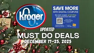 *OMG Ice Cream* Kroger UPDATED Must Do Deals for 12/17-12/25 | 5x Digitals, Baby & Pet Deal, + MORE